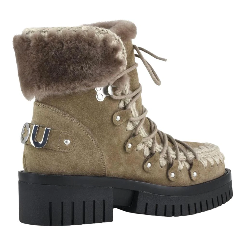 Mou Mou - WOMEN'S ESKIMO COMBAT LACE UP BOOTS 3