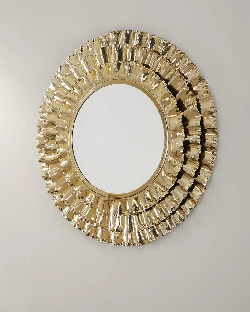 Neiman Marcus Ruffle Wall Mirror 2