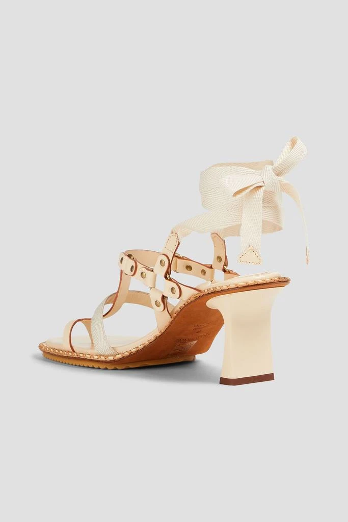 Zimmermann Grosgrain and leather sandals 3