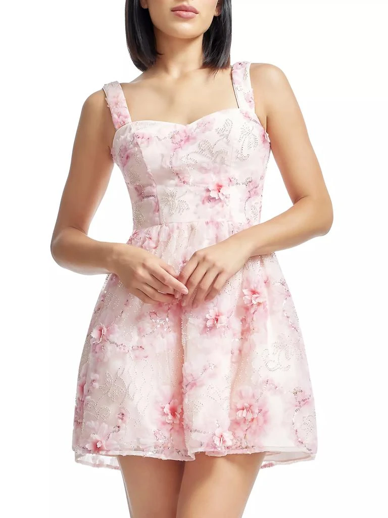 Dress The Population Melanie Embellished Fit & Flare Minidress 2