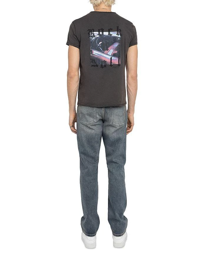 ZADIG 
VOLTAIRE Monastir Split Collar Graphic Tee 3