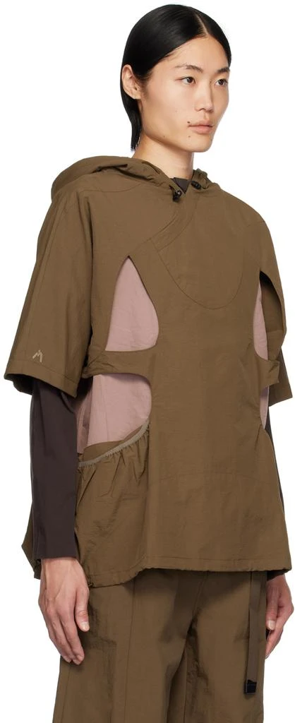 Archival Reinvent Brown Windbreaker Jacket 4