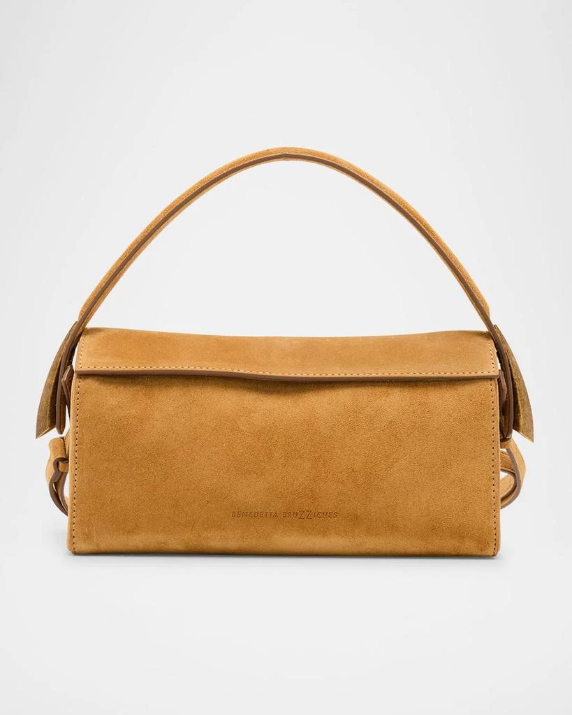 BENEDETTA BRUZZICHES Elif Satin Calf Top-Handle Bag 1