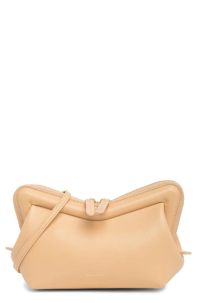 Mansur Gavriel Mini M Frame Leather Crossbody Bag 1