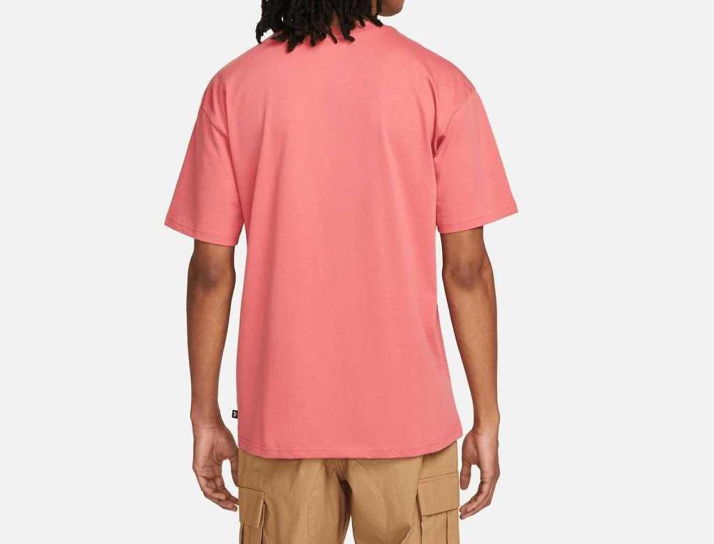 NIKE Men's Sb Logo Skate T-Shirt In Adobe/white 2