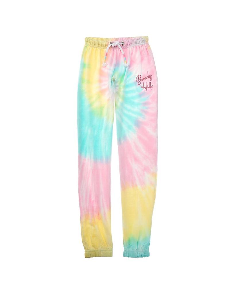 Swirl Tie-Dye French Terry Jogger Pant - pink - XLarge