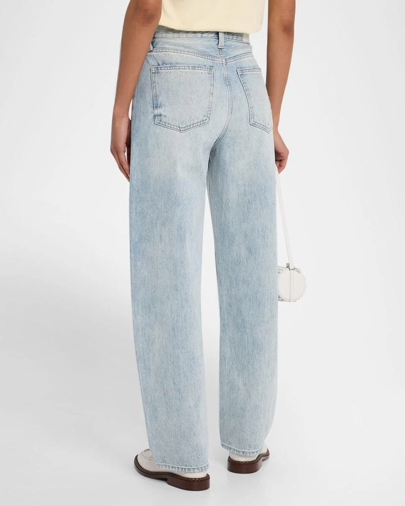 PISTOLA Wes High-Rise Rhinestone Barrel Jeans 3