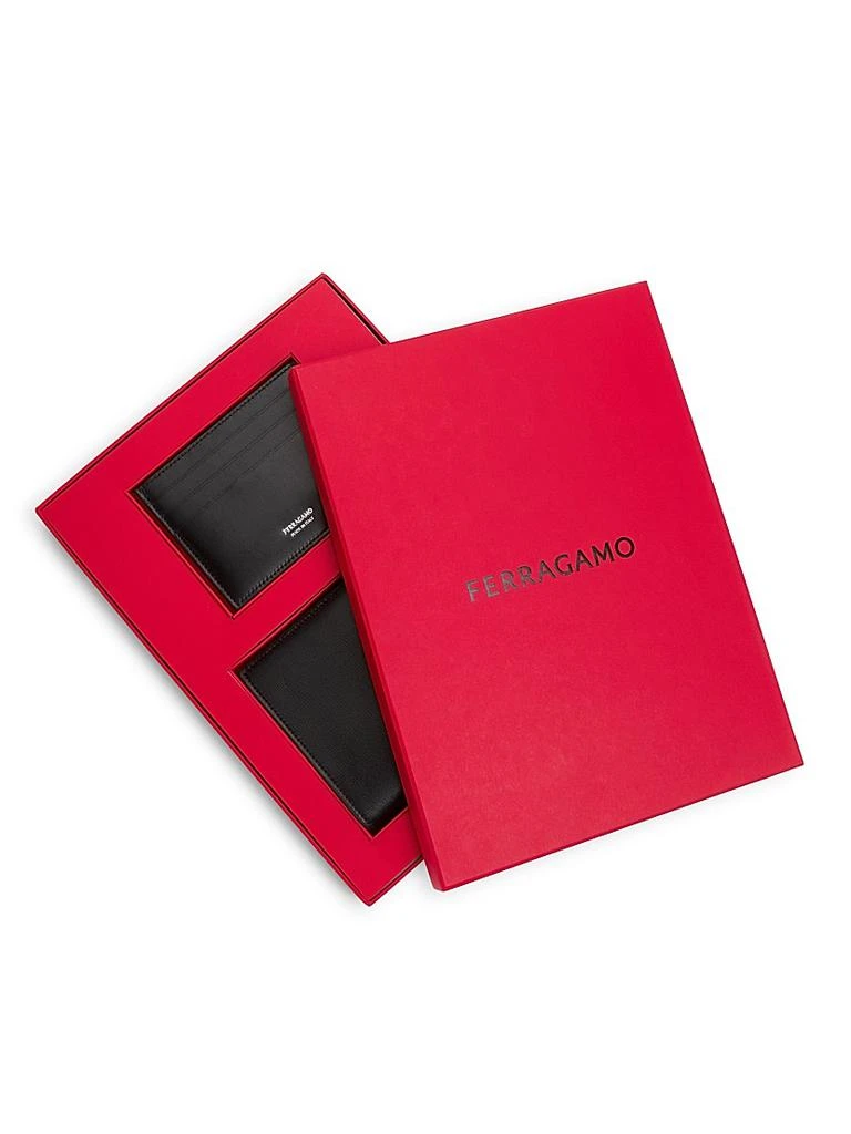 Salvatore Ferragamo Leather Passport Holder & Card Case Set 5