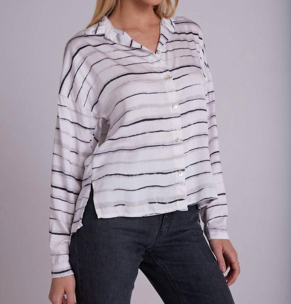 Bella Dahl Bella Dahl - LONG SLEEVE HIGH LOW HEM SHIRT