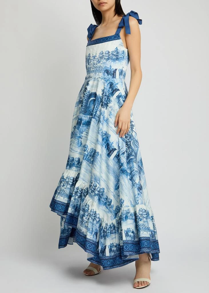 Alice + Olivia Rosalee printed stretch-cotton maxi dress 2
