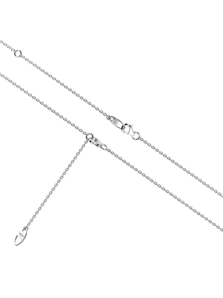 VRAI Floating Round 14K White Gold & 1.25 TCW Lab-Grown Diamond Station Necklace 4