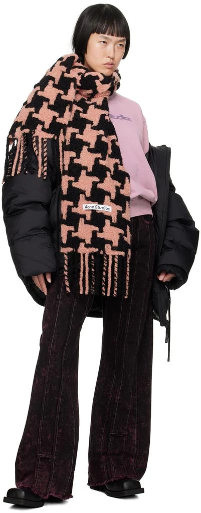 Acne Studios Black Hooded Down Jacket 4
