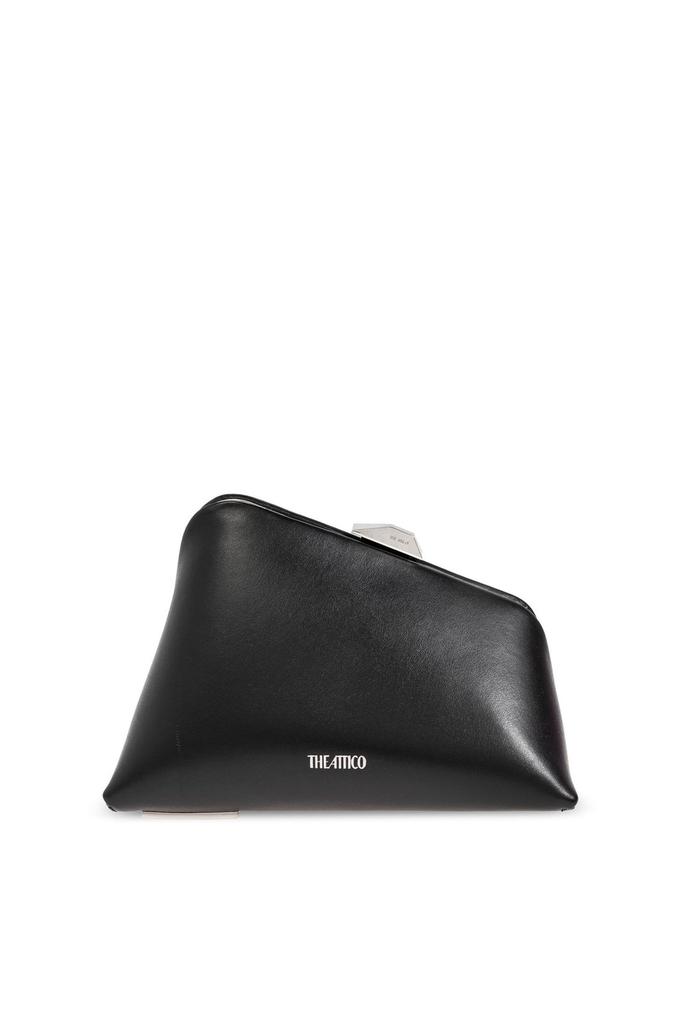 The Attico Embellished leather Midnight clutch - Handbags