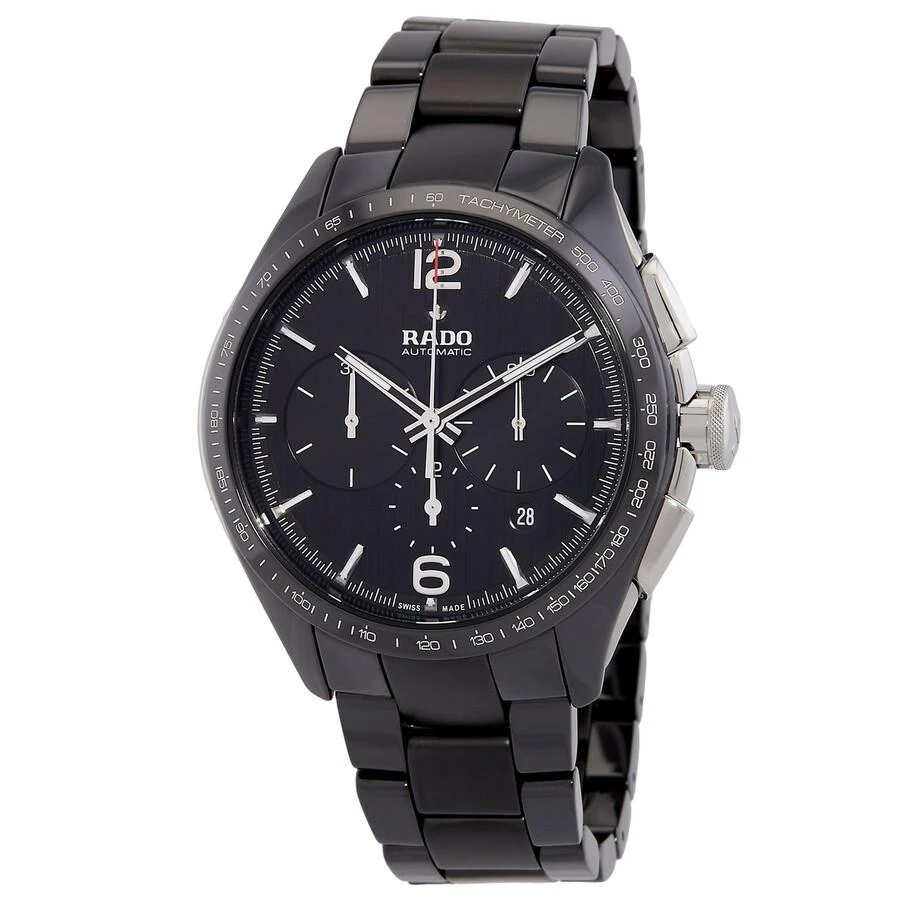 Rado Hyperchrome Chronograph Automatic Black Dial Men's Watch R32121152 1