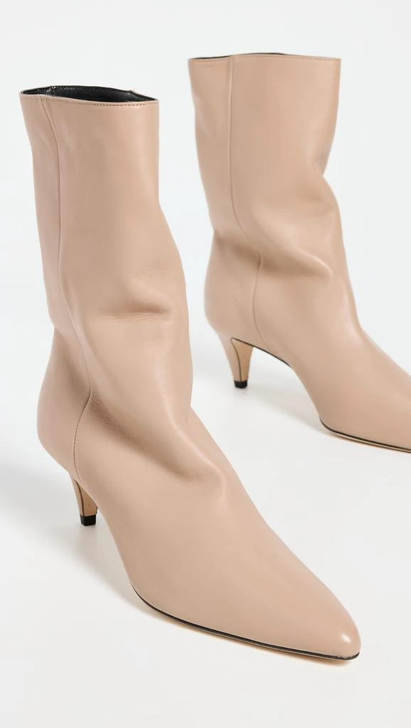 by FAR Lysander Taupe Lamb Nappa Leather Boots 4