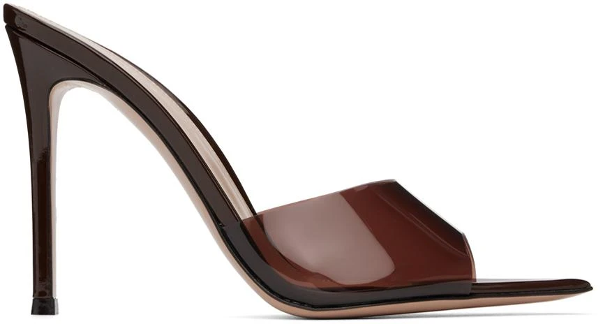 Gianvito Rossi Brown Elle Heeled Sandals 1