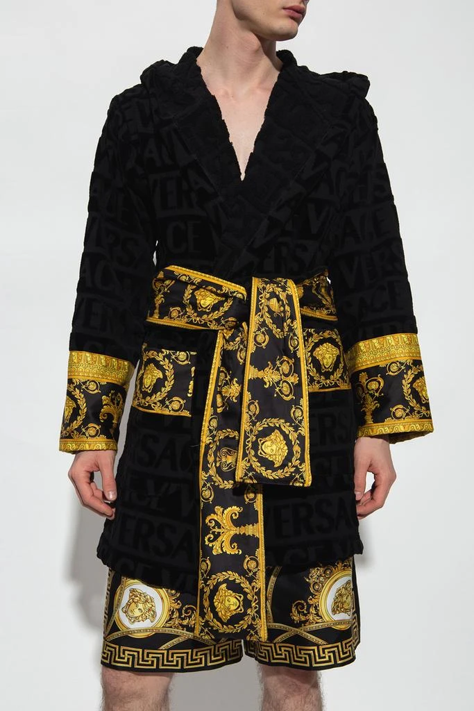 Versace Home Patterned bathrobe 2
