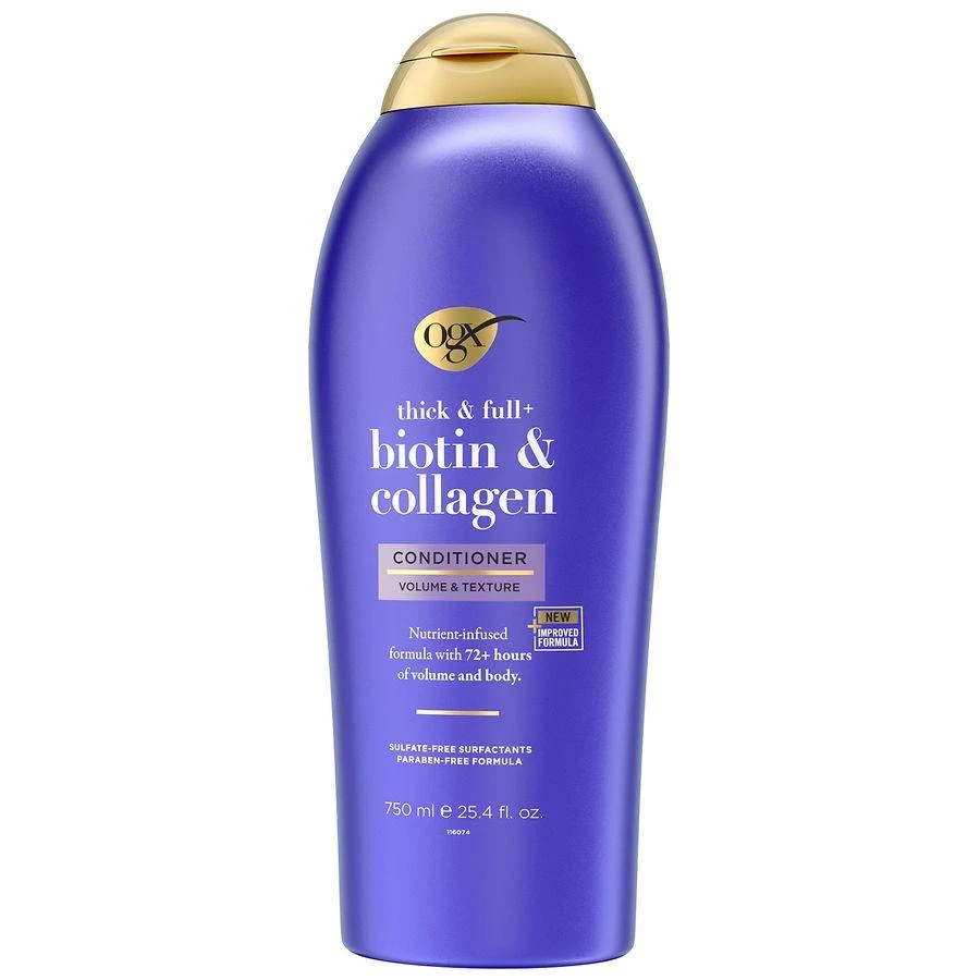 OGX Thick & Full + Biotin & Collagen Volume Conditioner Bergamot, Jasmine & Vanilla 3