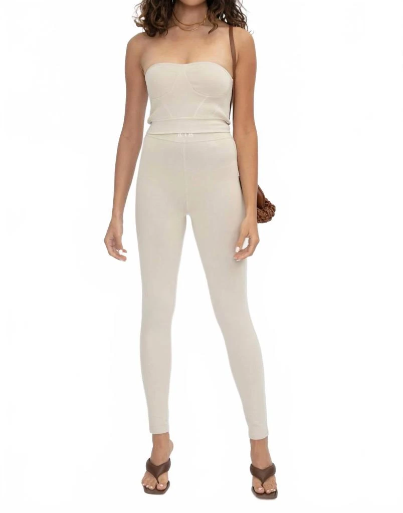 RTA Sibille Legging Pants In Parchment