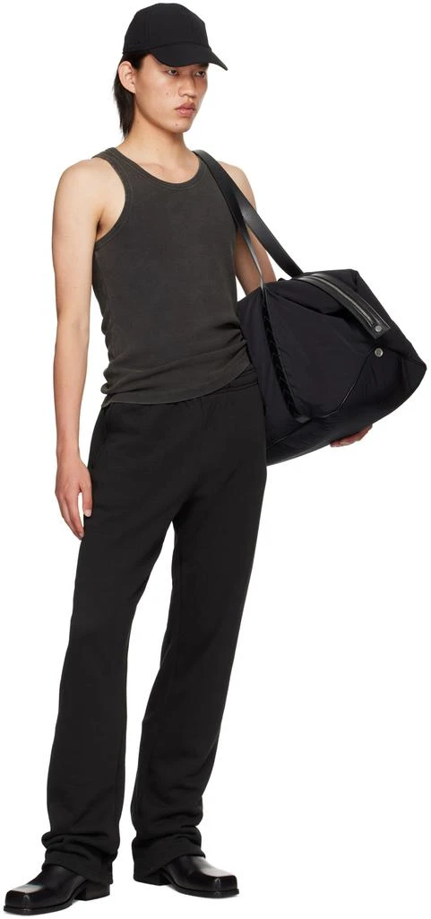 Entire Studios Black Straight-Leg Sweatpants 4