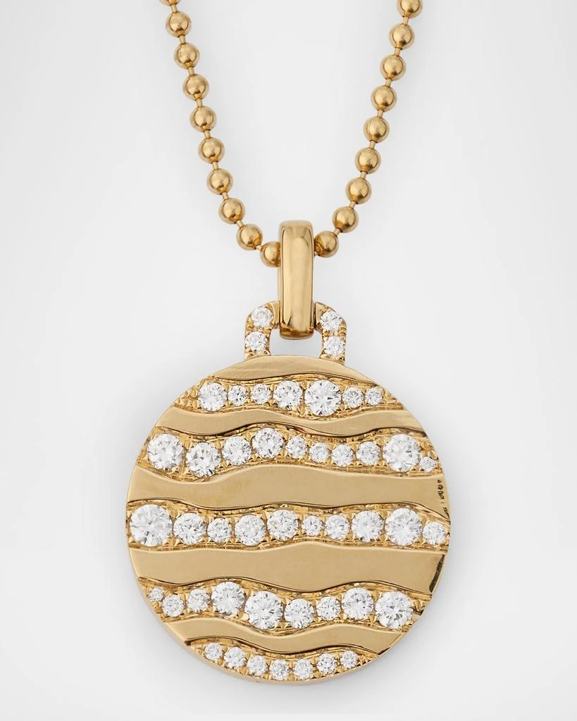 Graziela Gems 18K Yellow Gold Alma Dos Rio Diamond Pendant Necklace 1