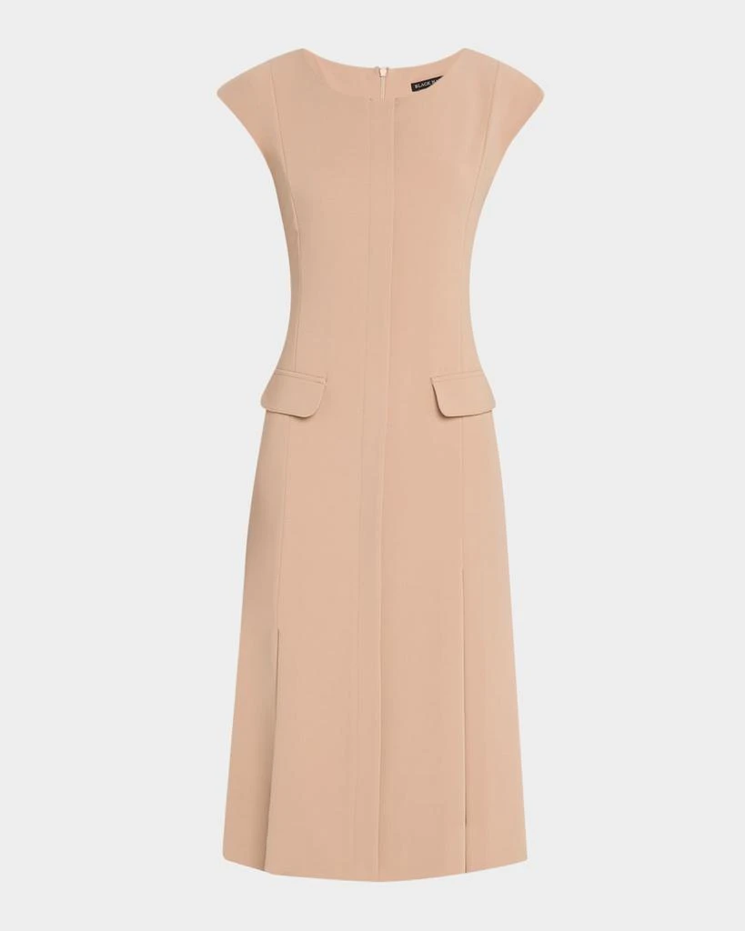 Black Halo Lali Double-Slit Midi Dress 1