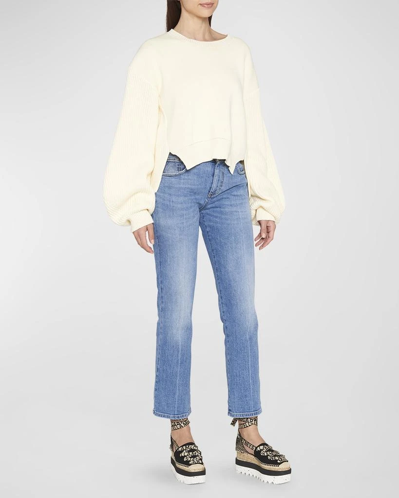 Stella McCartney Gaia Organic Canvas Espadrille Sandals 3