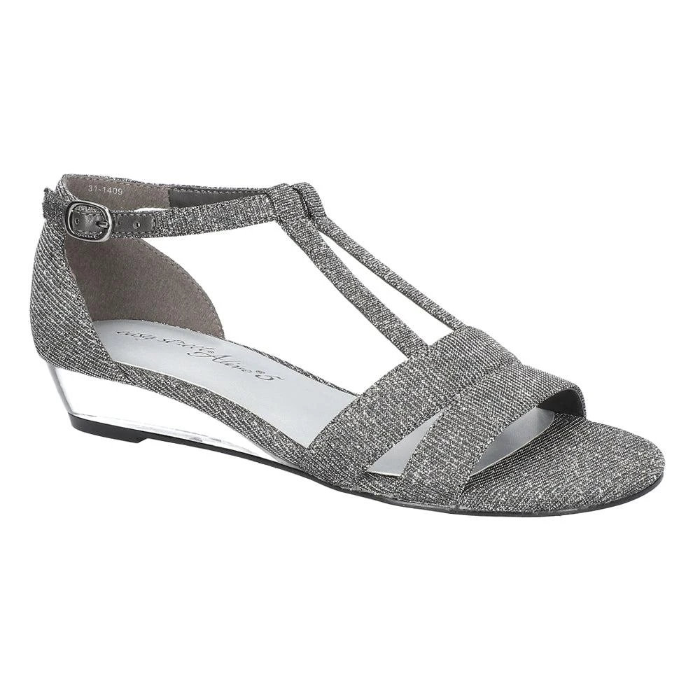 Easy Street Alora Glitter Wedge Sandals 2