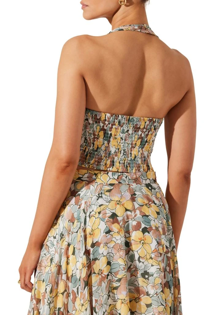 ASTR Halter Bustier Crop Top 2