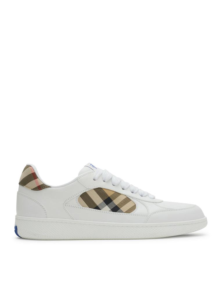 スニーカー BURBERRY green fabric blend sneakers Burberry Green Check Knit Box Sneakers Burberry