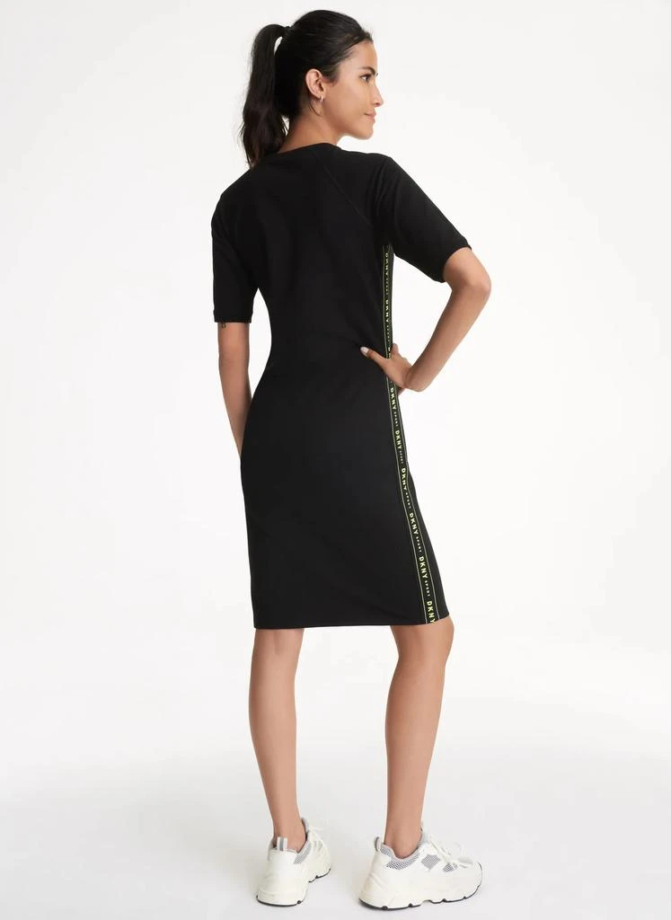 DKNY BODYCON DRESS WITH LOGO TAPING 2