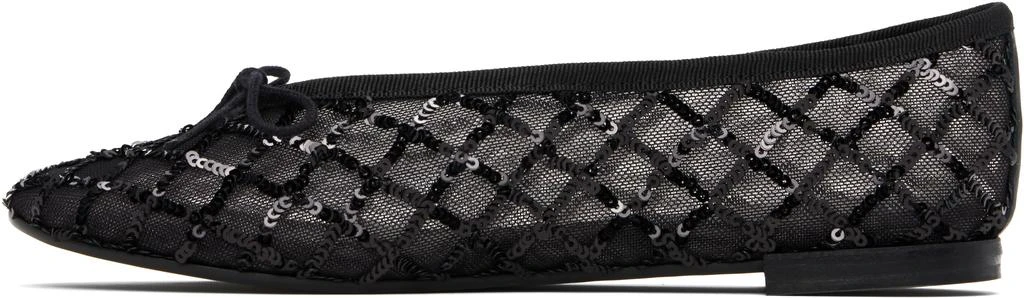Repetto Black Lilouh Almond-Toe Ballerina Flats 3