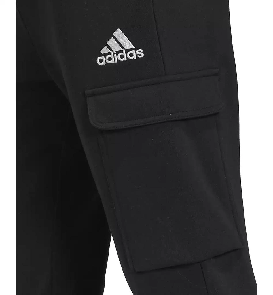 adidas Men's Essentials Regular Tapered-Fit Fleece Cargo Joggers 3