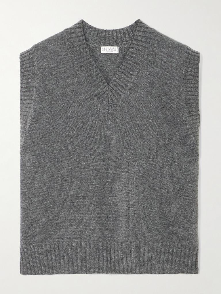 Extreme Cashmere N°243 Spencer cashmere-blend sweater vest - T