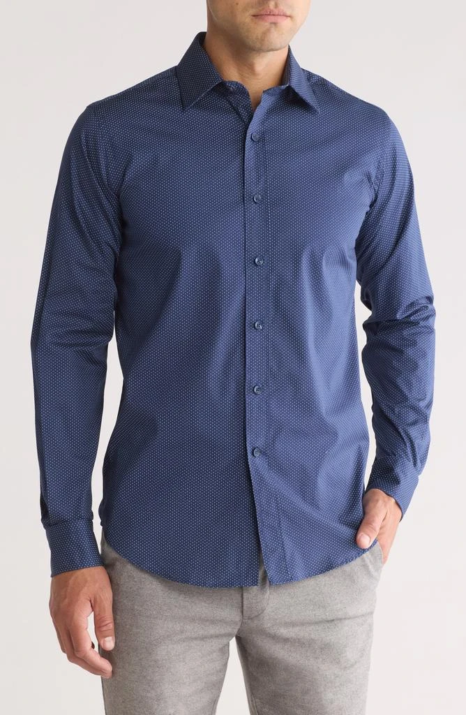 scotch and soda modern fit dress shirt Liv Gingham Fit and Flare Mini Dress main image 0