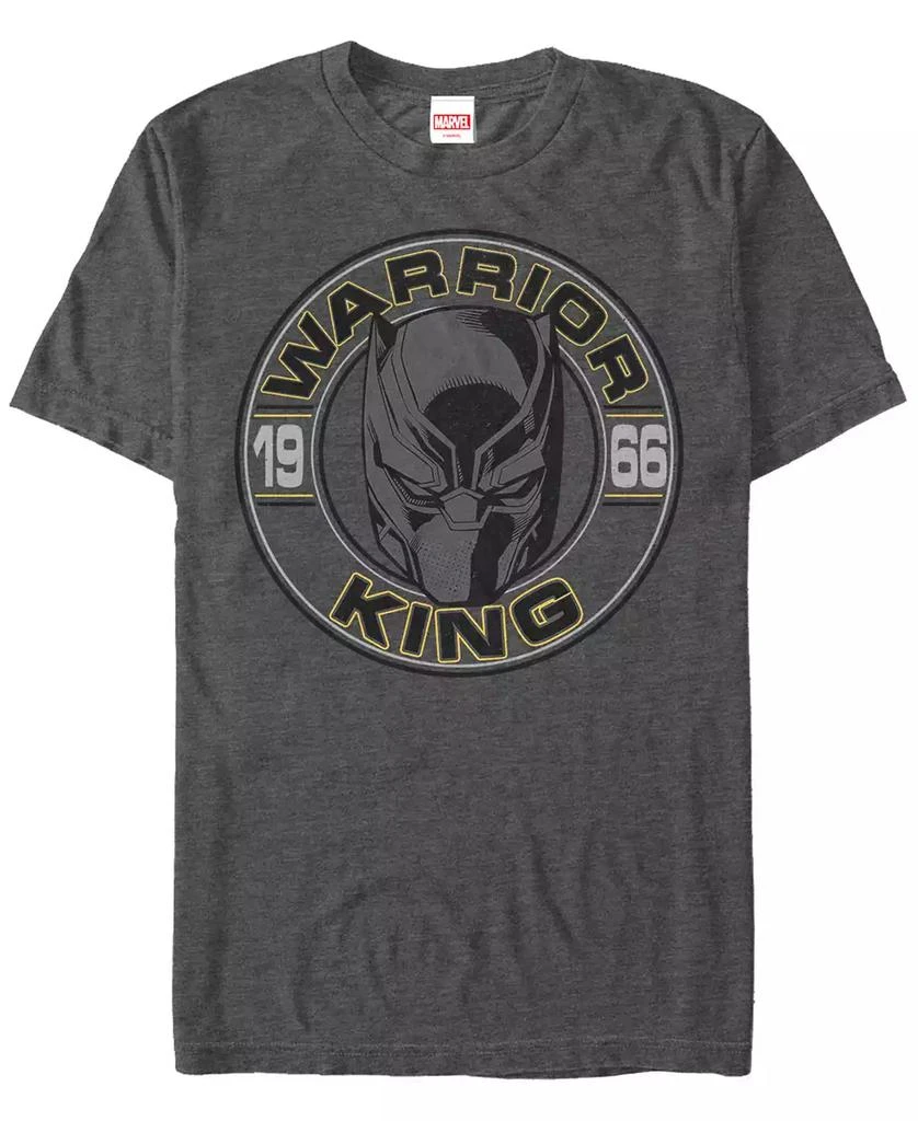 Marvel Men's Black Panther Warrior Prince 1966 T-Shirt Gray, image size:838x1024