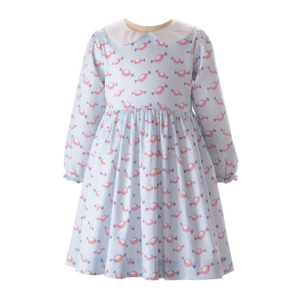 Rachel Riley Girls' Sweetie Dress In Blue