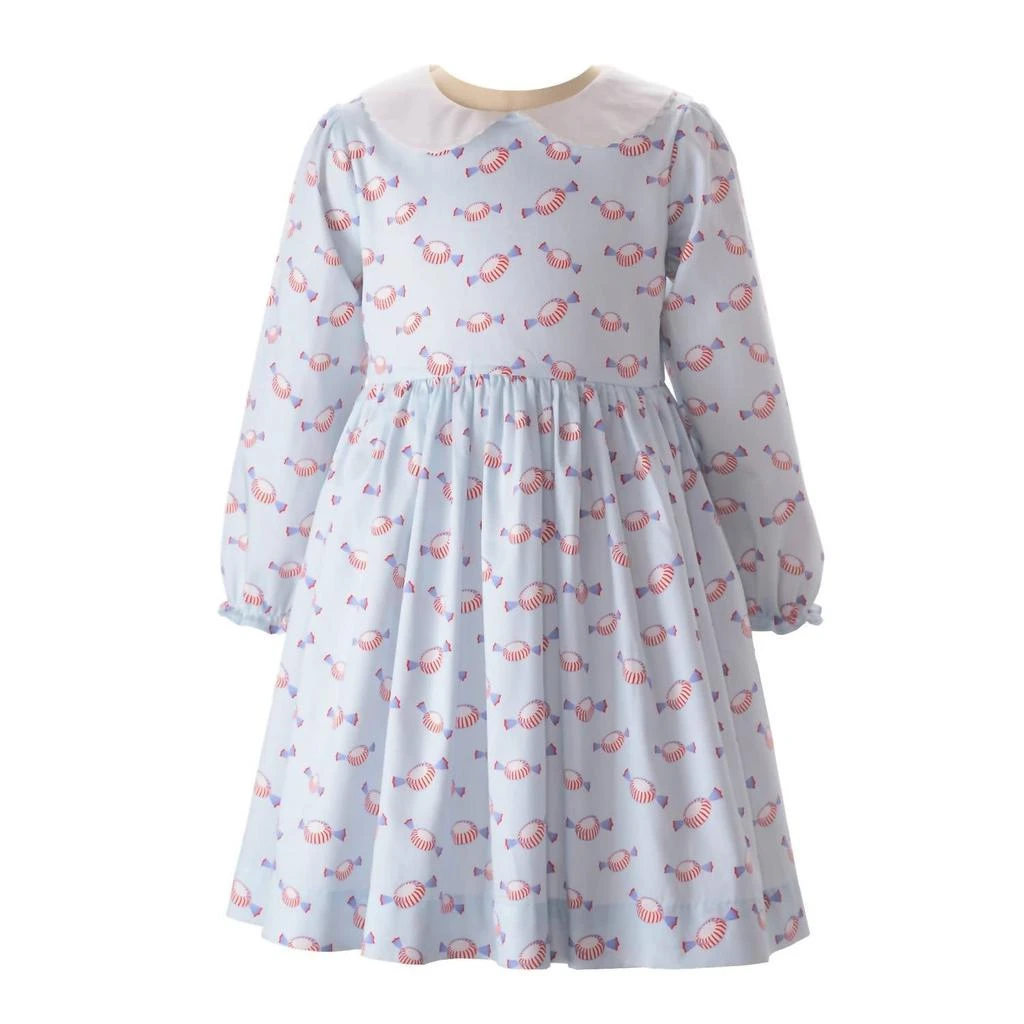 Rachel Riley Girls' Sweetie Dress In Blue 1