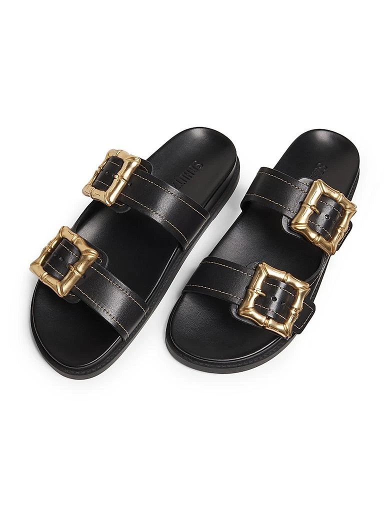 Schutz Enola Sporty Leather Sandals 4