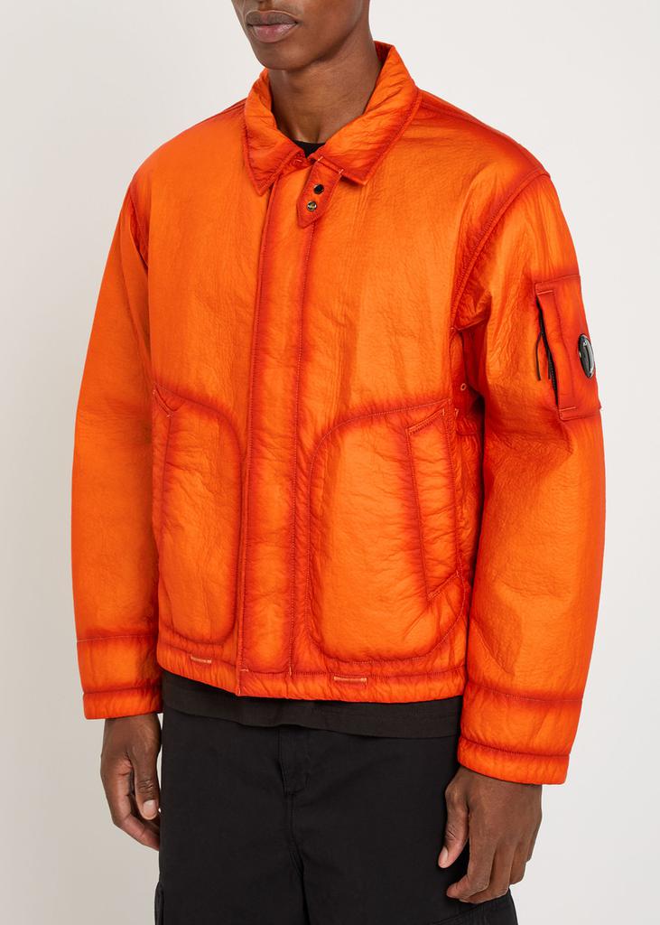 CP COMPANY レーヨン トラッカージャケット オレンジ マッシモ C.P. Company Feltro Bi-Film crinkled nylon jacket - Jackets