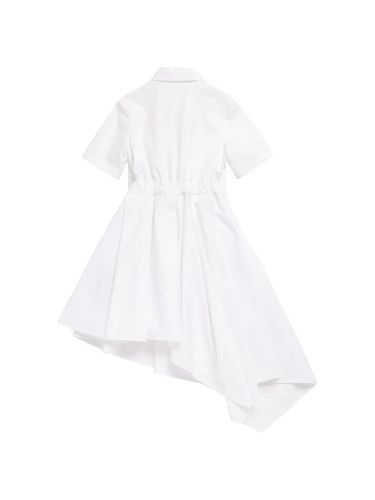 Balmain Logo Cotton Poplin Shirt Dress 2