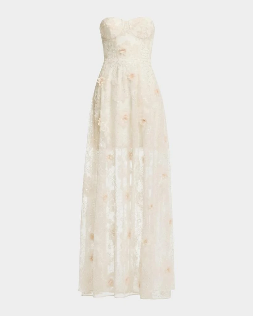 Dress the Population Black Label Connor Strapless Beaded Floral Applique Gown - Dresses & Skirts - Free Shipping - BeyondStyle Dress the Population Black Label Connor Strapless Beaded Floral Applique Gown - Dresses & Skirts - Free Shipping - BeyondStyle