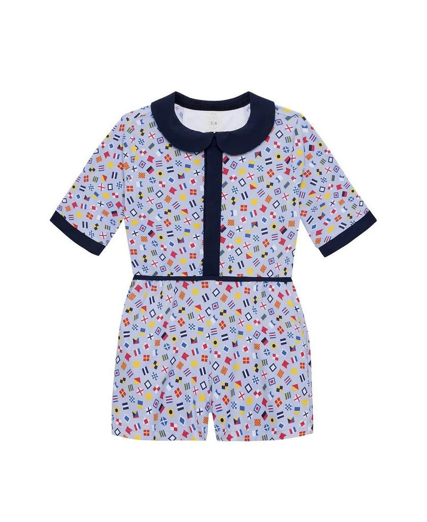 Courtside Kids Girls
 Printed Romper - Little Kid, Big Kid 1