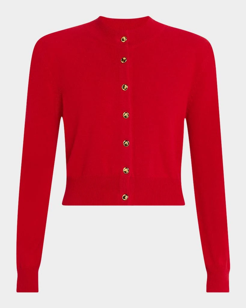 Brandon Maxwell Shrunken Cashmere Cardigan 1