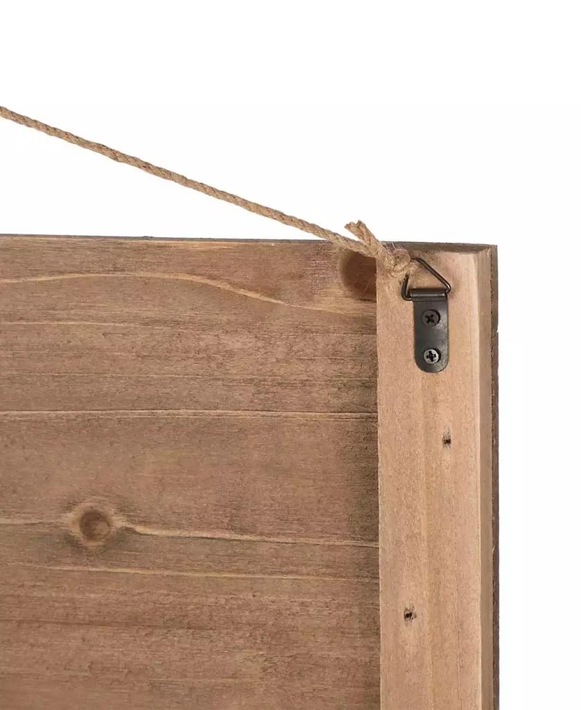 Glitzhome 41.93"L Wooden Patriotic National Flag Wall Decor 5