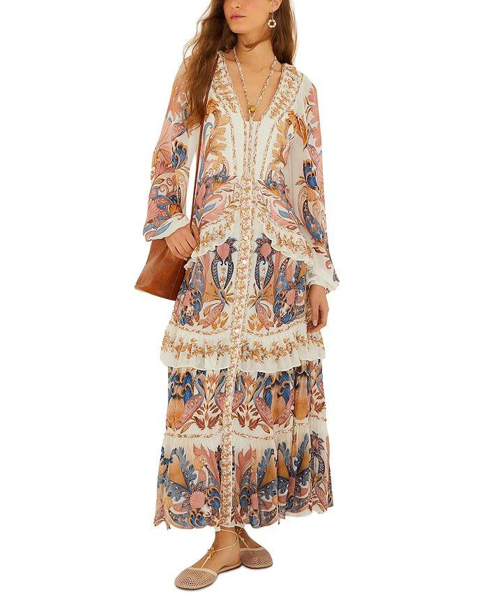 knee length dresses for ladies Bloom Strapless Maxi Dress - Pink Floral