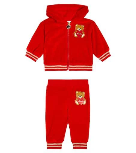 Moschino Baby Teddy Bear printed tracksuit