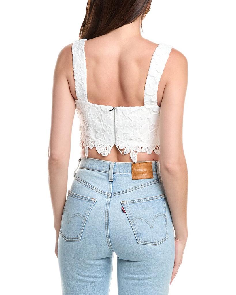 Milly Milly Chay Summer Floral Lace Crop Top