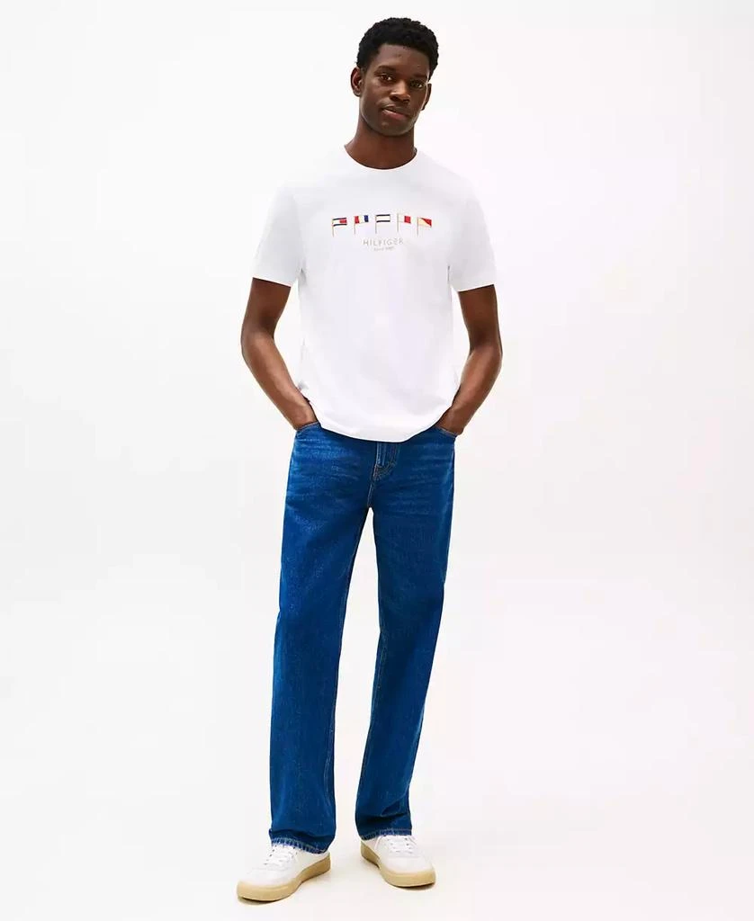 Tommy Hilfiger Men's Embroidered Nautical Flag T-Shirt 4