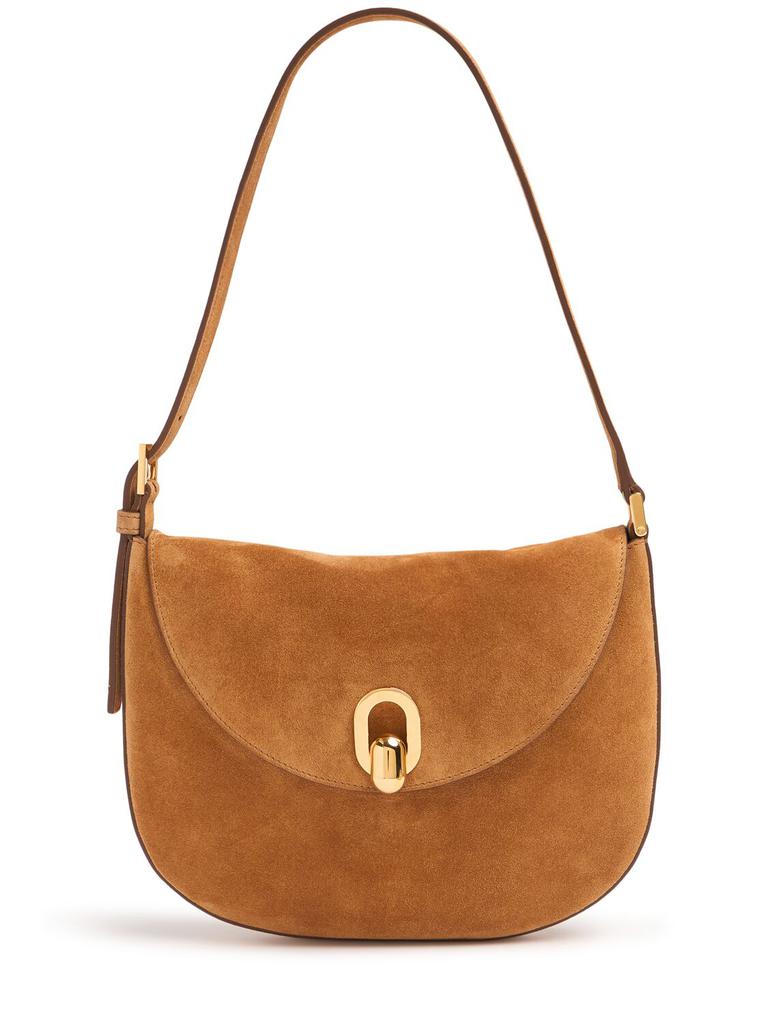 SAVETTE The Tondo Suede Leather Hobo Bag